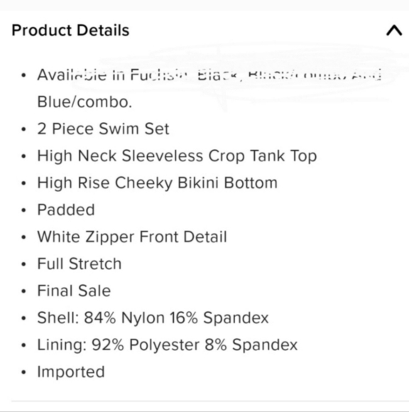 Nwt fashion nova hot pink bikini set - Picture 3 of 3